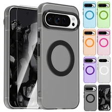 For Google Pixel 9 Pro XL/9/9 Pro Shockproof Case Mag Safe Case/Screen Protector