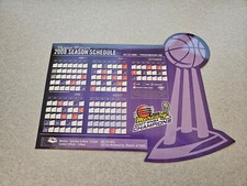 MS20 Phoenix Mercury 2008 WNBA Basketball Magnet Schedule - Las Olivas