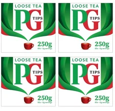 PG Tips Loose Tea 80 Cups 250g PACK OF 4