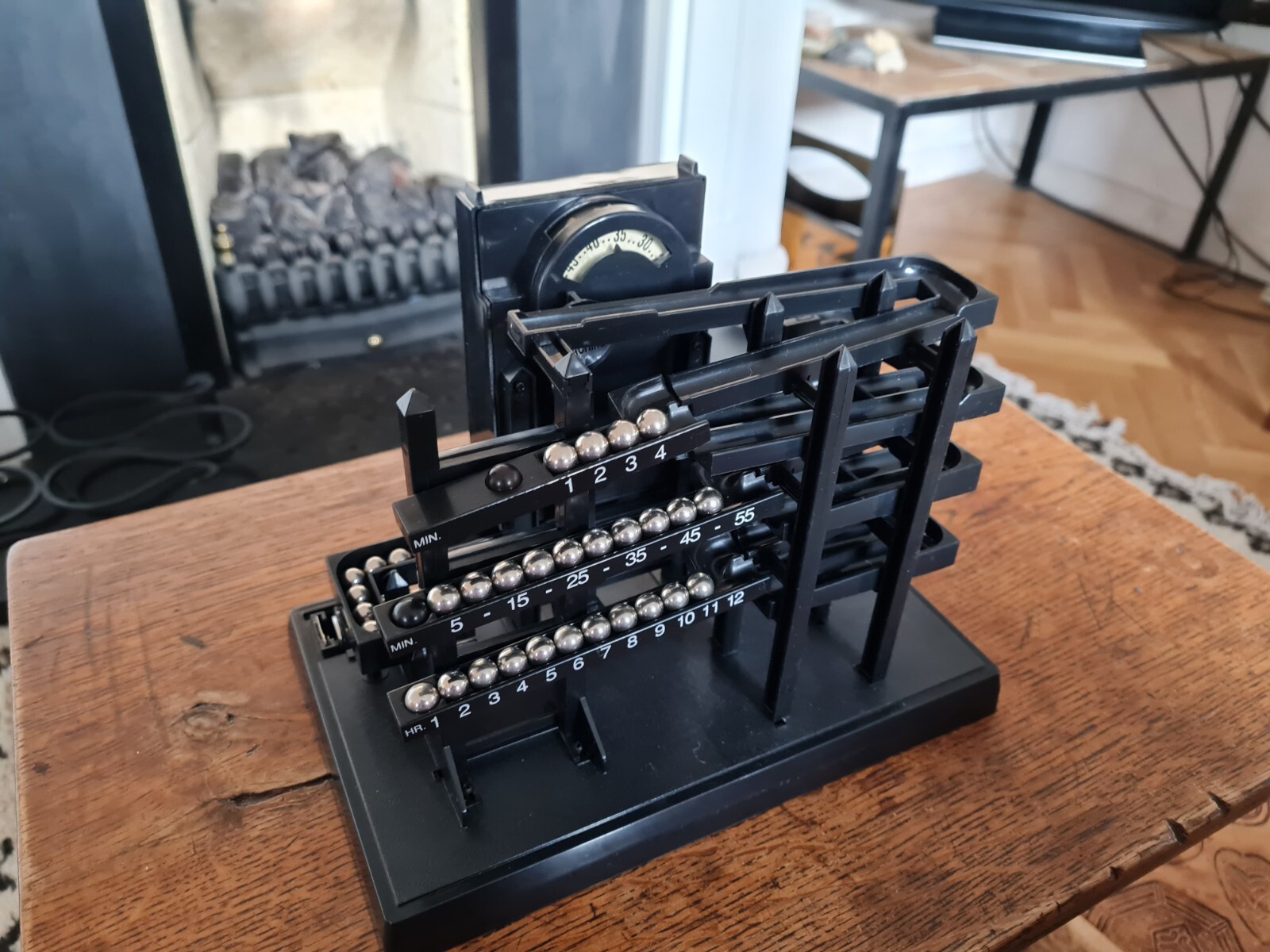 Time Machine Ball Bearing Clock Full Working Order eBay