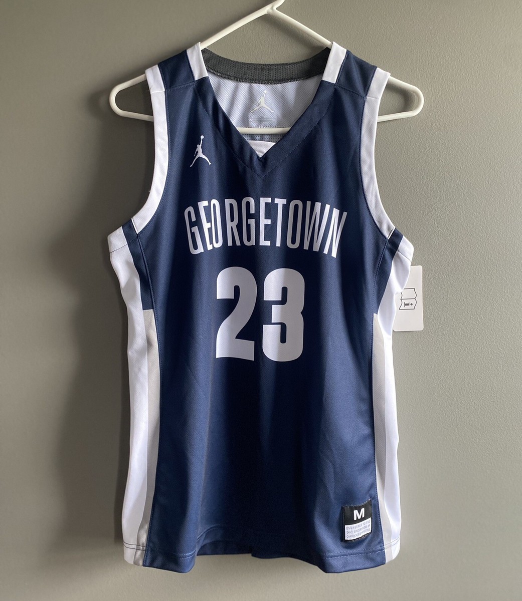 Jordan #23 Georgetown Women's Basketball Jersey Size Medium Sample | eBay
