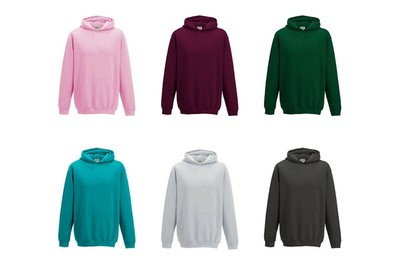 Kapuzenpullover Kinder Hoodie Kapuze Pullover Pulli AWDis JUST HOODS Größe von 1