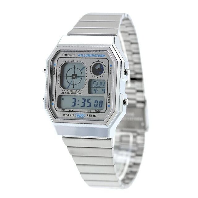 Casio A130WE-7A Vintage Retro-Futurista Digital Color Metálico