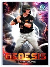 2021 Bowman Chrome Genesis Insert #GNS-1 Henry Davis Pittsburgh Pirates