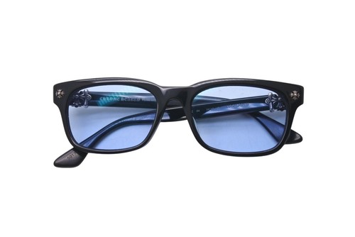 chrome-hearts-vagilante-eyewear-glasses-frame-54-19-149-black-silver-ebay