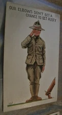 VINTAGE ARMY NOVELTY UNPOSTED POST CARD