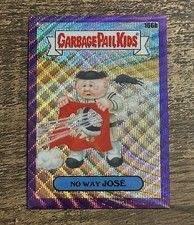 2021 Garbage Pail Kids Chrome 4 Purple Wave Refractor /250 No Way Jose 166b