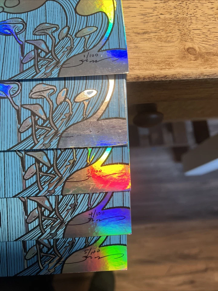 RAINBOW FOIL POSTER Slightly Stoopid SUBLIME Wilmington NC 8/6/23 SIGNED #/100 - Image 2 of 4