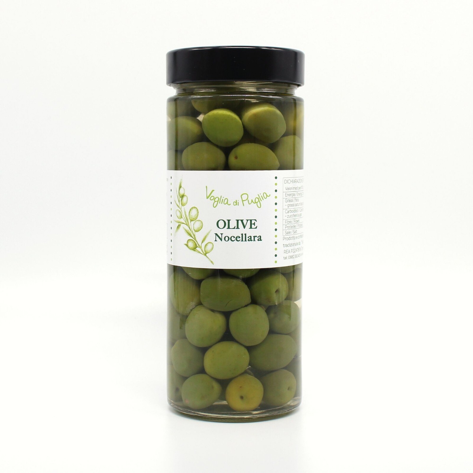 Olive Nocellara  Verdi Italiane Da Tavola 330g Voglia Di Puglia