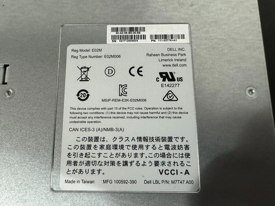 Dell 10gb 10G-iSCSI-2 ISCSI controller 0WX6YV WX6YV for Powervault MD3860i Array - Image 2 of 3