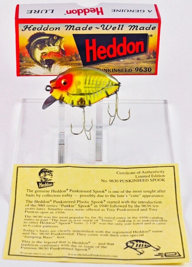 Heddon Vintage Fishing Lures with Original Box for sale | eBay