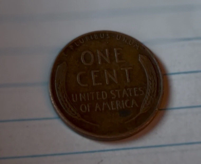 1952 D ERROR Wheat Penny- Lincoln's Head Scalped - Image 2 of 2