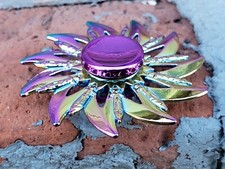 Rainbow Star Flower Metal Fidget Spinner Toy Boys Girls Kids Adults ADHD Focus