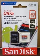SanDisk Ultra microSDXC UHS-1 Card with Adapter - 400 GB SDSQUA4-400G-AN6MA 