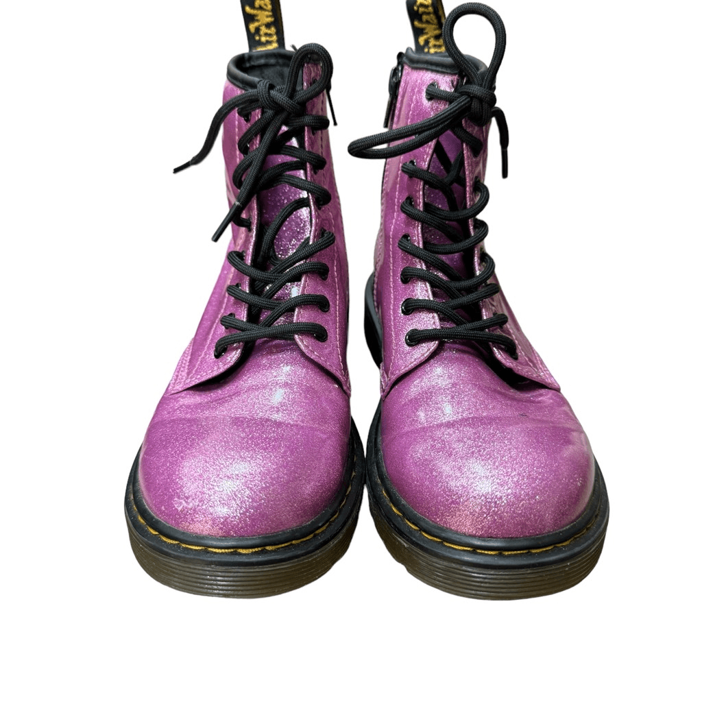 Dr. Martens pink Sparkle Shiny Glitter 1460 Lace Up Womens/junior Dr. Martens pink Sparkle Shiny Glitter 1460 Lace Up Womens/junior
