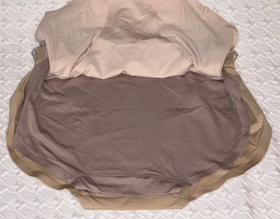 BALI Comfort Revolution Easylite Seamless 3 Pk Hipster Panty Nude Womens M L 2XL - Image 4 of 4