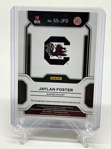 Panini Prizm 2022 selecciones del draft Jaylan Foster #ss-jfo - radiocontrol automático - Imagen 2 de 2