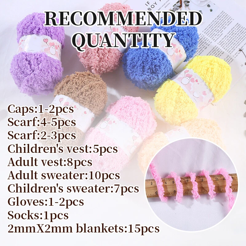 50g/Ball Snuggly  DK Soft Baby Wool Knitting Yarn DIY Craft Sewing UK - Image 4 of 4