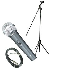 EMB Professional EMIC600 Dynamic Unidirectional Microphone MS07 Pro Mic Stand