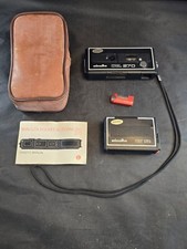 Minolta Pocket Autopak 270 Camera, Pocket Flash 25, w/Case. Untested