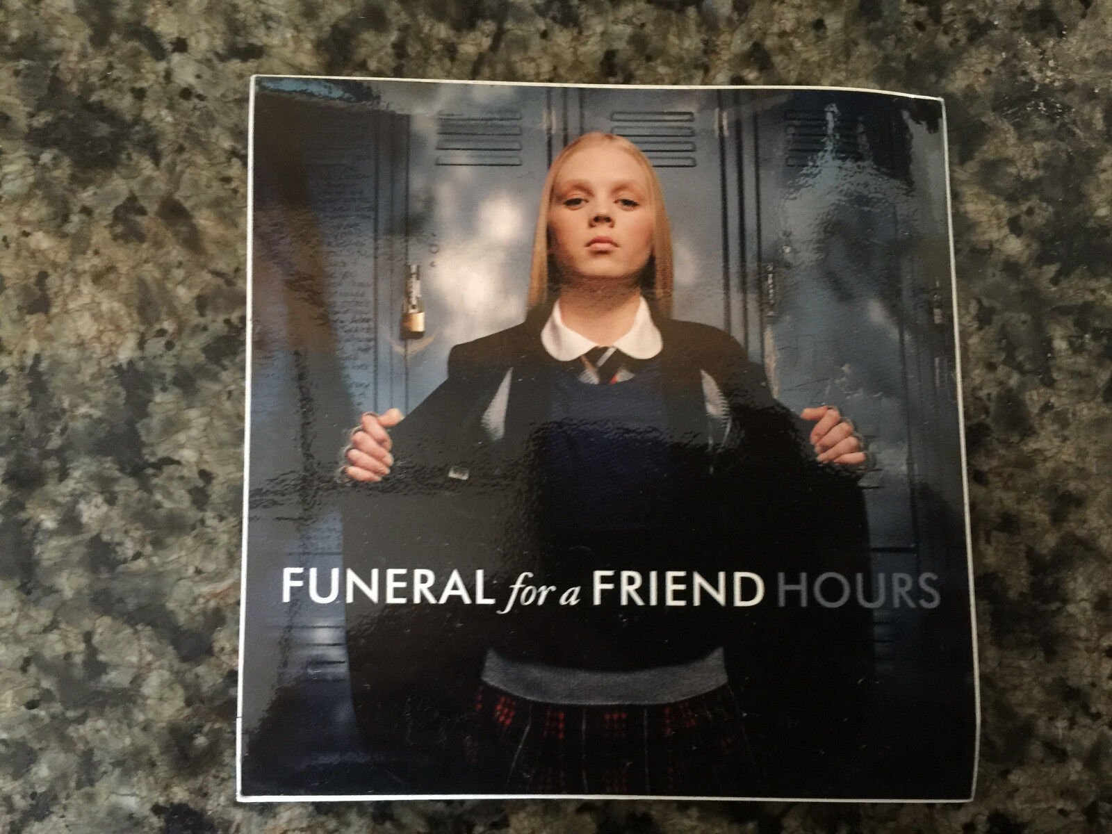 Funeral for a Friend sticker promo for cd Hours