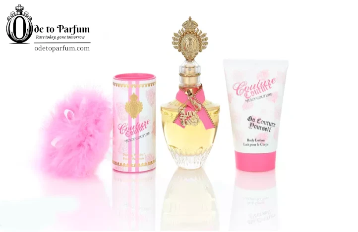 COUTURE COUTURE Juicy Couture 礼品套装淡香精 3.4 盎司乳液、泡芙、粉末 — 第 2/4 张图片