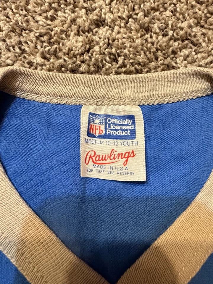 Camiseta deportiva vintage Rawlings años 80 Seattle Seahawks #80 LARGENT - JUVENIL GRANDE Foto 3 de 4