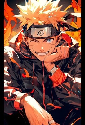 Naruto Uzumaki Anime Poster 13x19 | Vibrant Art Print