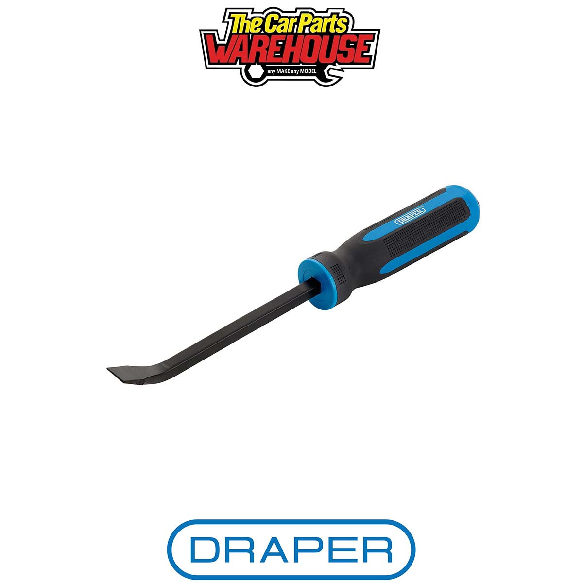 Draper 08561 Shock Resistant Soft Grip Pry Bar 300mm - 08561 - Image 2