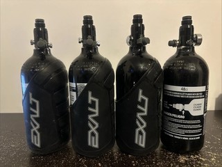 (4) JT/Tippmann 48ci 3000 PSI Alluminio HPA Paintball Serbatoio Regolatore Hydro 09/21