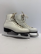 Riedell Red Wing Minn. 220 M4 Ice Skates Sheffield Steel MK Made In England
