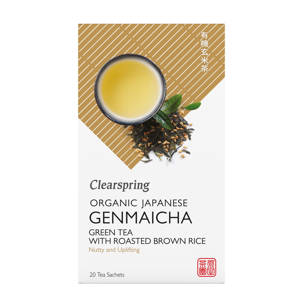 Clearspring Organic Japanese Genmaicha Tea 36g Tea Bags