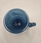EAPG:1880’S ATTERBURY GLASS CO. ROBIN EASTLAKE CHILD’S BLUE MUG BIRD AND WHEAT — photo 4