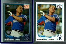 New York Yankees Robinson Cano 2013 Topps MLB Update US293 plus Chrome MB-1