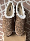 New Lands End Women’s All Day Comfort Clogs Size 10M Warm Tawny Animal Print — photo 1