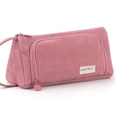 Big Capacity Pencil Case Canvas High Large Storage Pouch Marker Pen Case Simp...
