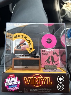 Zuru Mini Brands Vinyl Toy Record Player Really Works Sealed Ready To Ship
