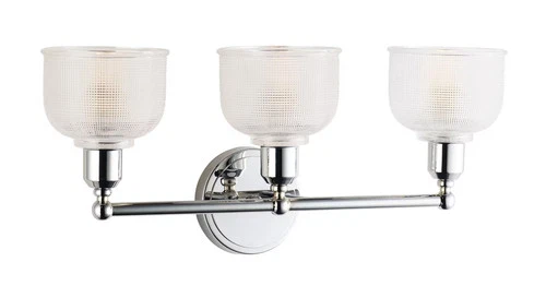 Maxim Hollow 3-Light Bathroom Vanity Light in Polished Chrome - Picture 5 of 5