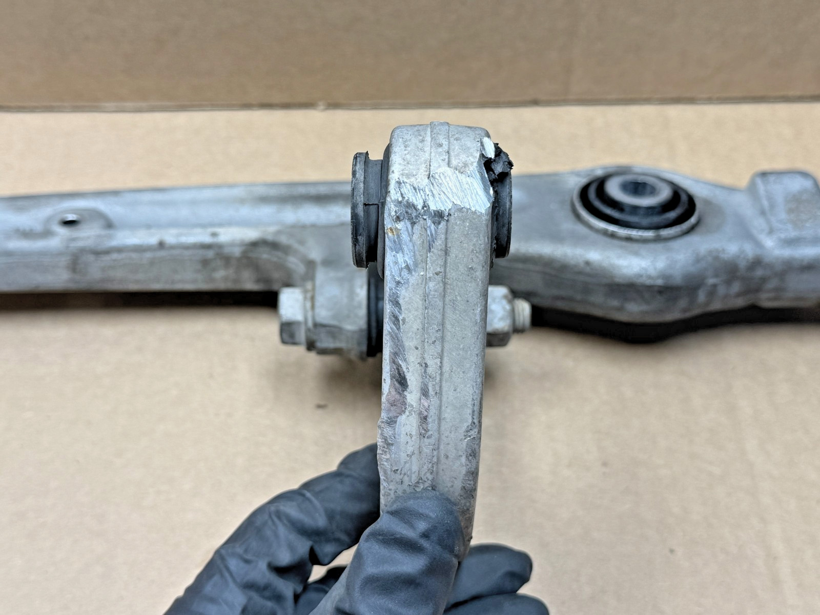 06-12 Bentley Continental Flying Spur Front Left Lower Control Arm AWD PO43