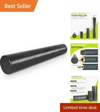 High Density Foam Rollers Long, Firm Full Body Athletic Massage Tool for Back...