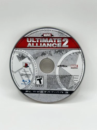 Marvel: Ultimate Alliance 2 (PlayStation 3, 2009) Disk Only TESTED