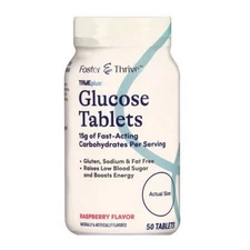 Trueplus Glucose Raspberry 50 Tablets