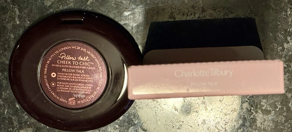 Charlotte Tilbury- Pillow Talk - Cheek To Chic Swish & Glow Blusher- NEW in Box - Image 3 of 3