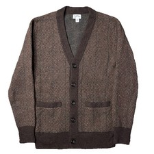 J.Crew Mens XS Merino Wool Herringbone Jacqua...