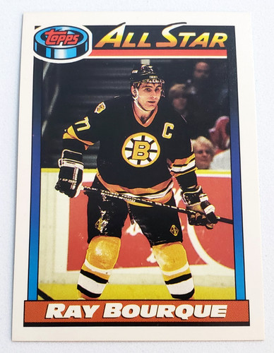 1991 Topps Ray Bourque #261 card