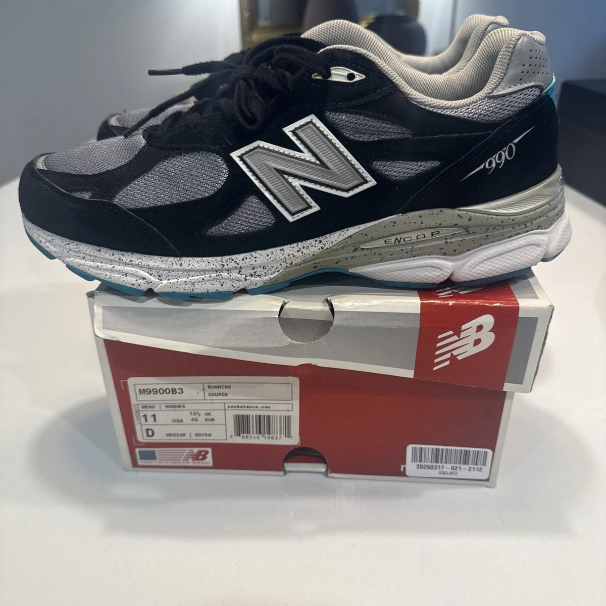 New Balance 990v3 Black - M990OB3 for Sale | Authenticity