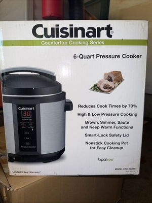 #ad Cuisinart 6 Qt CPC 600 Pressure Cooker Brand New In The Box $119.99