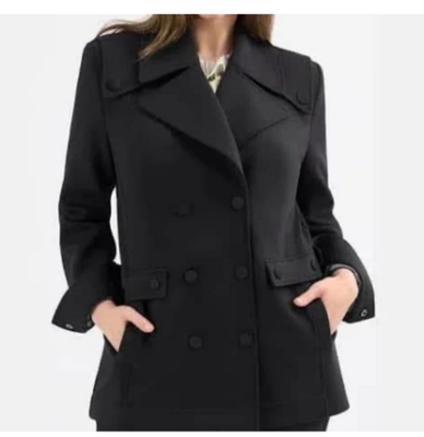 Veste Habillée Cabi Femme - Taille 6 - Noir Avec Perles Grises - Occasion Très Bon état