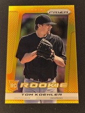 2013 Panini Prizm Tom Koehler Gold SSP /10 Miami Marlins
