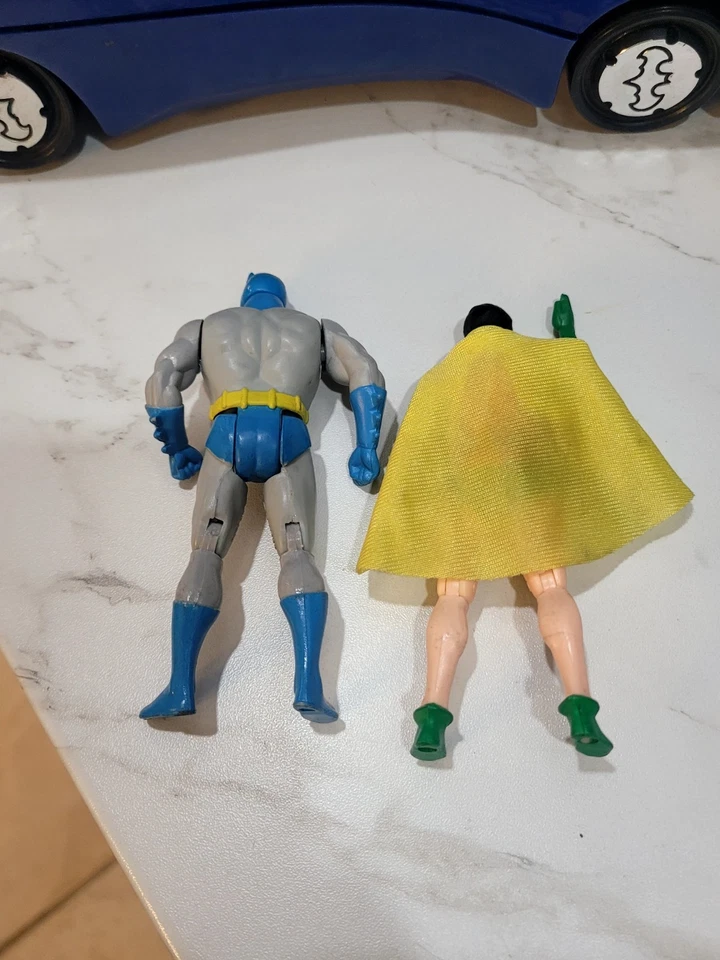 1984 Kenner Бэтмобиль с Фигурками Бэтмена и Робина-Винтаж DC Super Powers - Изображение 4 из 4